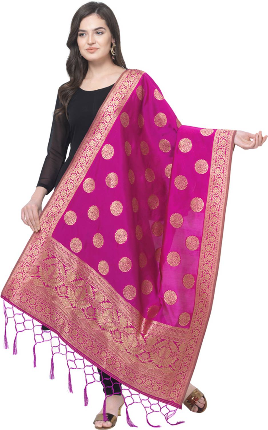 BHUMIKA CREATION Jacquard Woven Women Dupatta