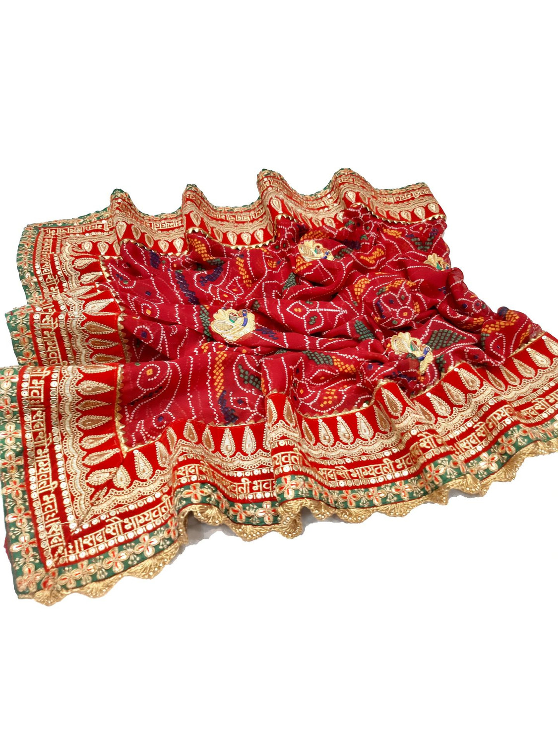 Image of Ranisatiya Creation Georgette Embroidered Women Dupatta