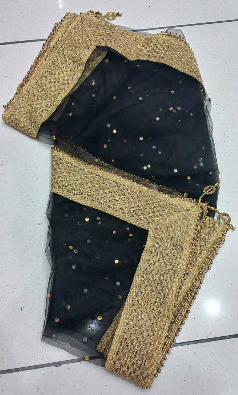Badrisho Net Embroidered Women Dupatta