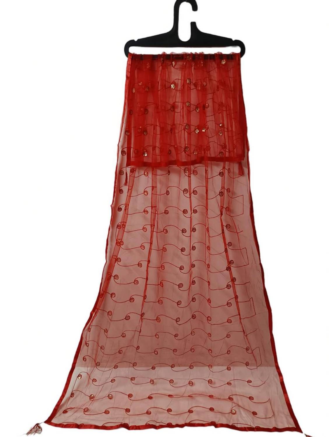 abhikart Net Embroidered Women Dupatta