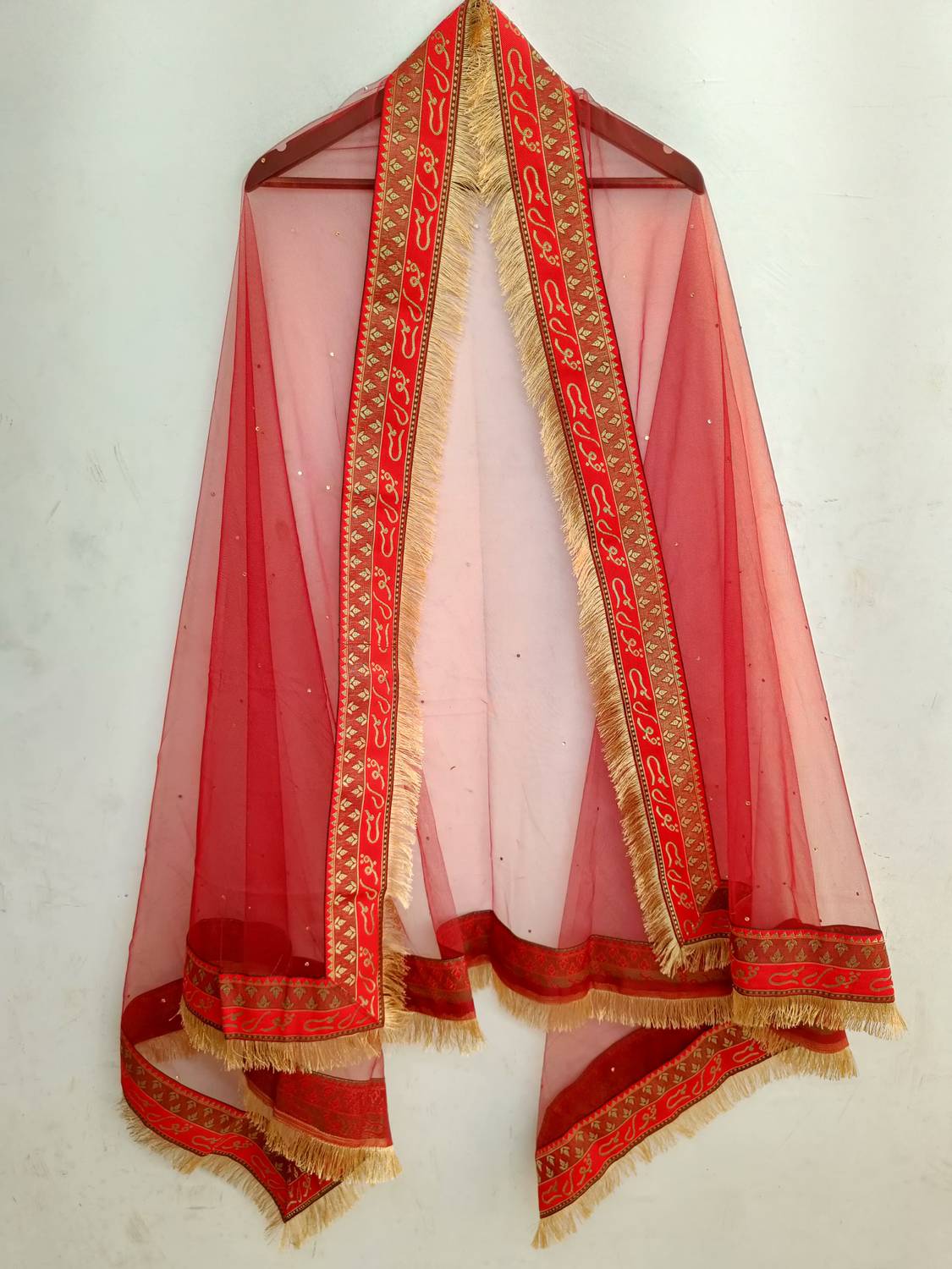 AutoBuy Net Embellished Women Dupatta