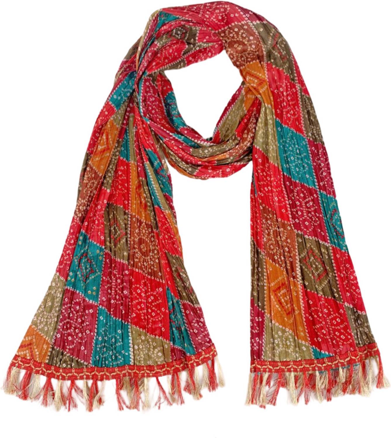 AKSHADEEP Art Silk Printed Women Dupatta