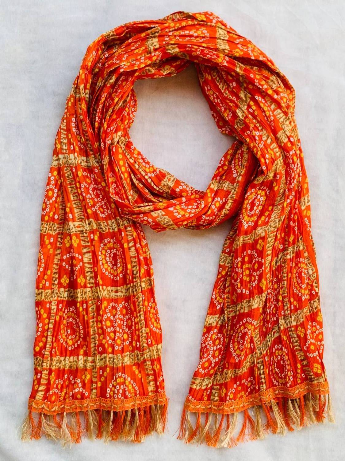 AKSHADEEP Art Silk Printed Women Dupatta