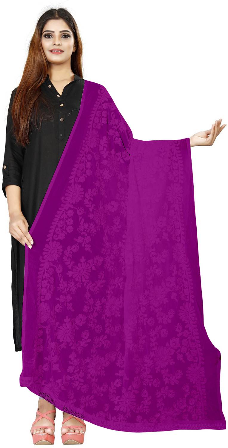 Avni N Anvi Chiffon Embroidered Women Dupatta