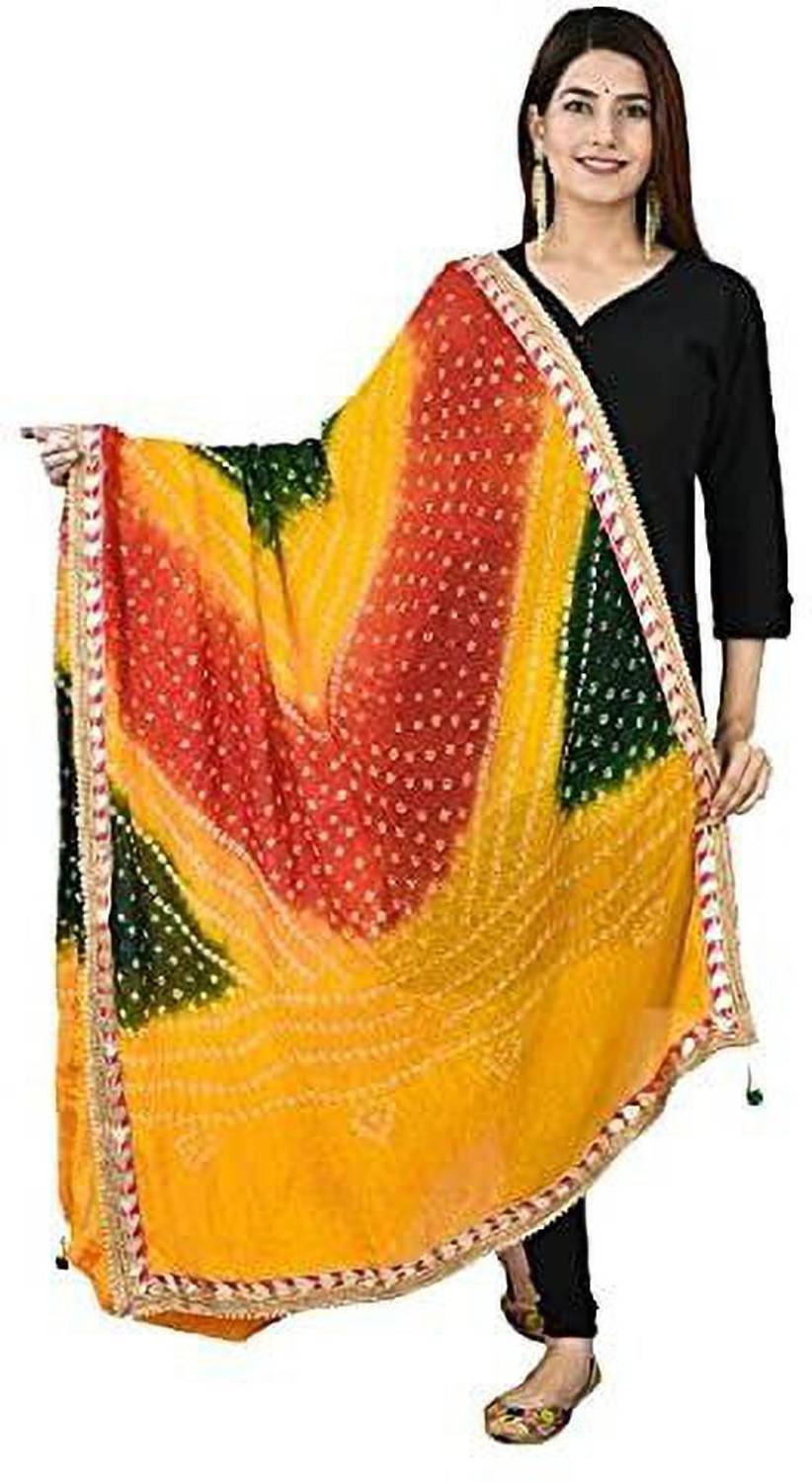 Bhumi Designer Art Silk Printed Women Dupatta
