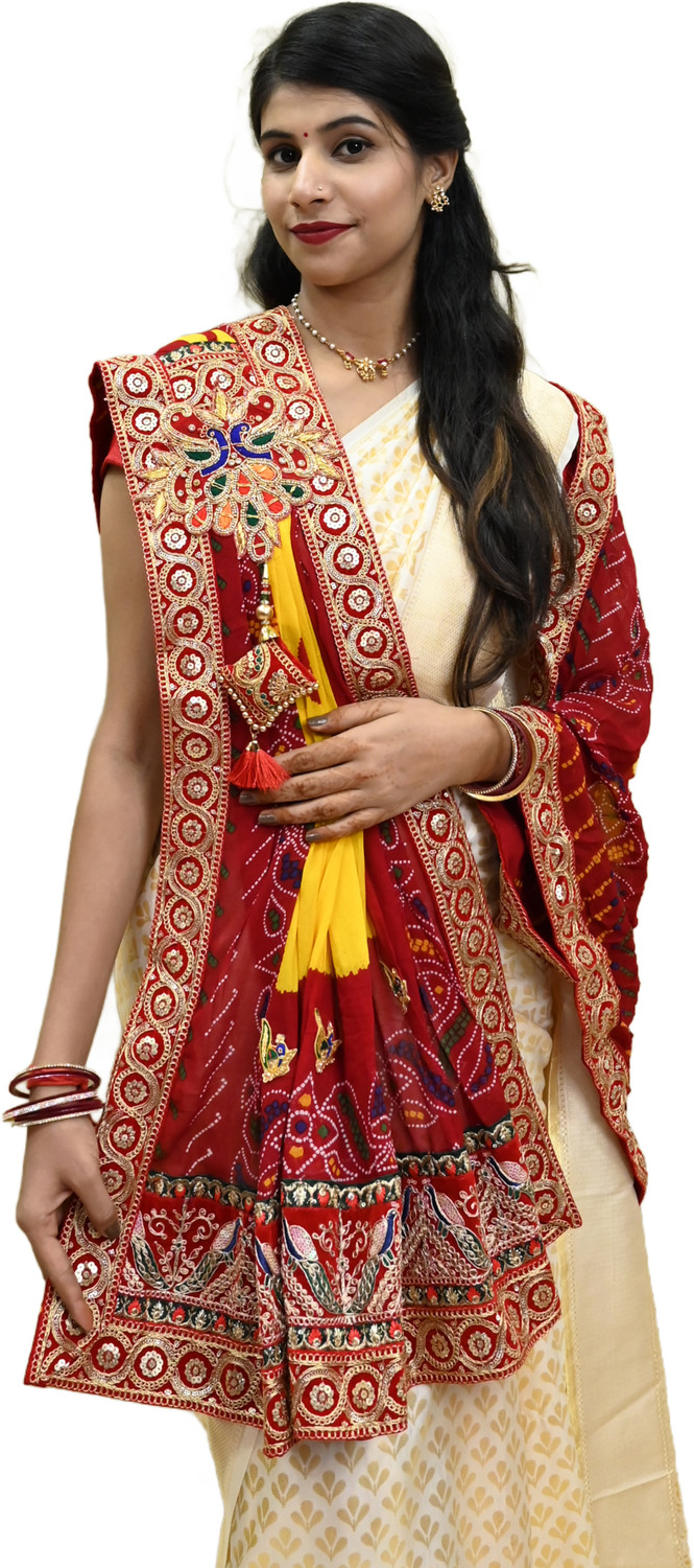 Image of Ranisatiya Creation Georgette Printed Women Dupatta