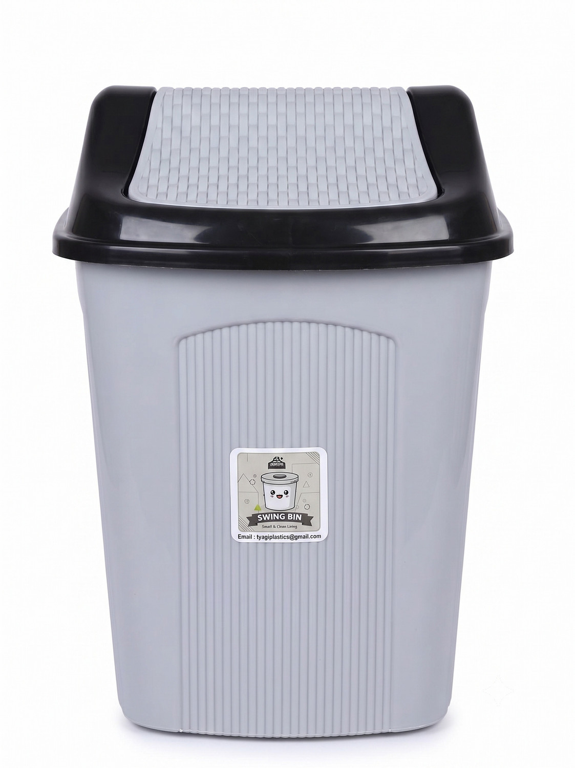 Image of Tyagi Plastics SWING BIN 332 (7400ML) Plastic Dustbin