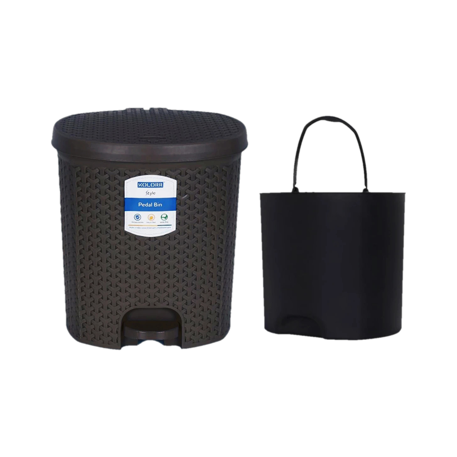 Image of KOLORR 14L Magnum Royal Pedal Wastebin Plastic Dustbin