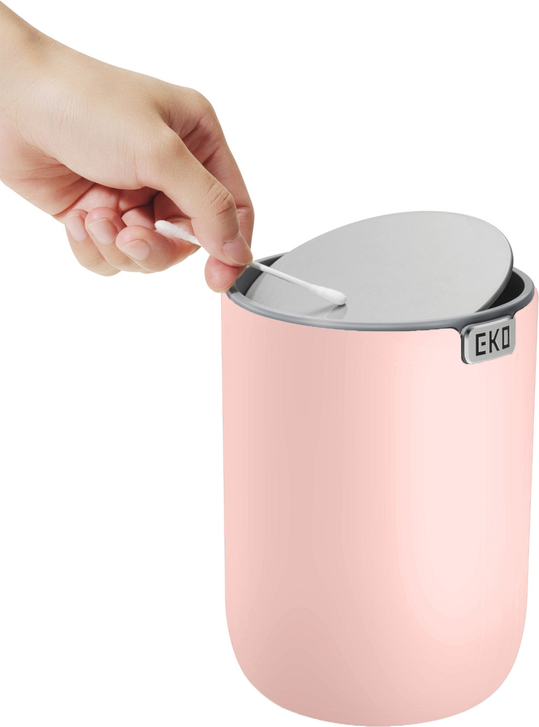 Image of Obsessions Eko Table Bin 1.5L Stainless Steel Dustbin