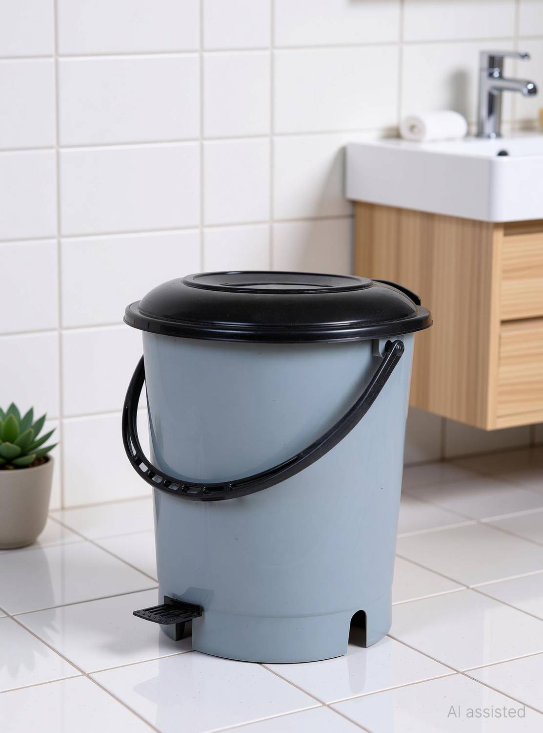 3D METRO SUPER STORE 12L Plastic Pedal Dustbin - Image 2