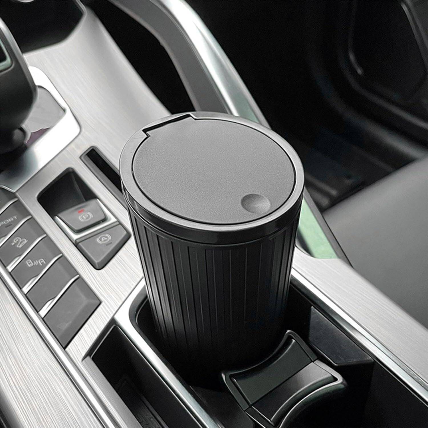 hsbtreads Plastic Carbin Mini Car Trash Can With Lid Plastic Dustbin