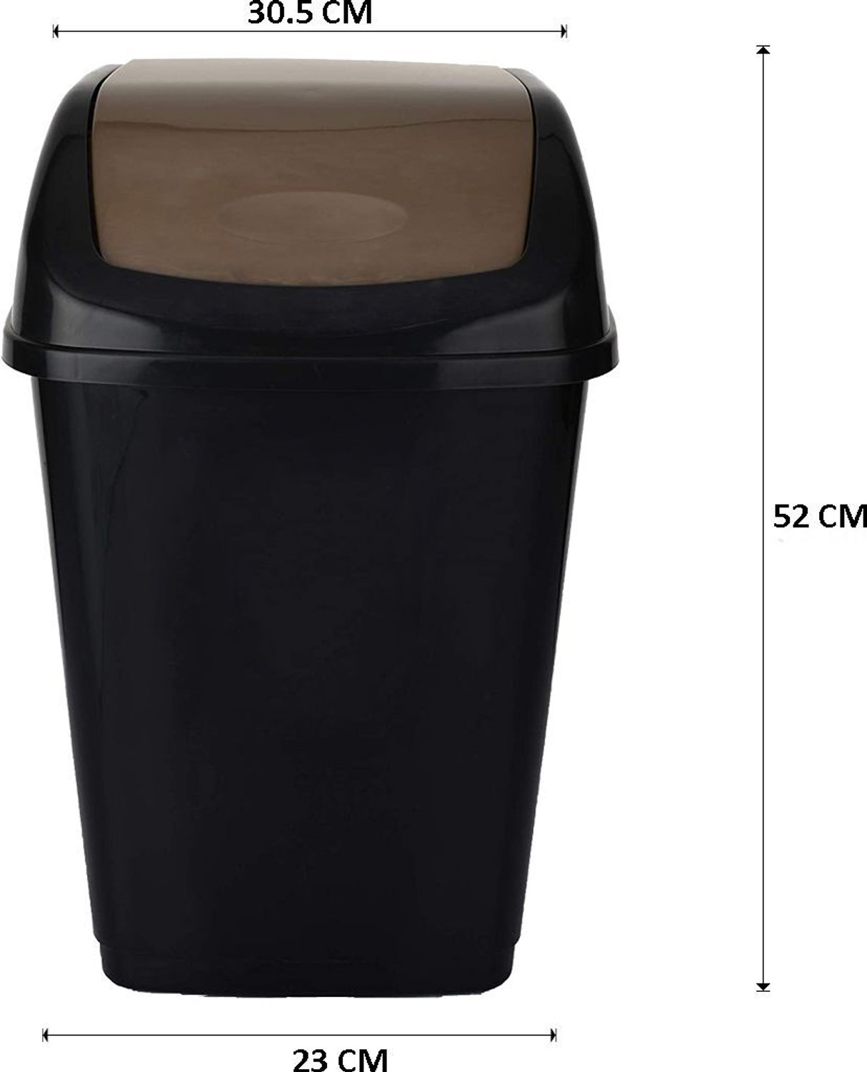 Image of N H Enterprise New Swing Lid Design Dustbin For Home, Kitchen and Etc.. ( 25 L ) Plastic Dustbin
