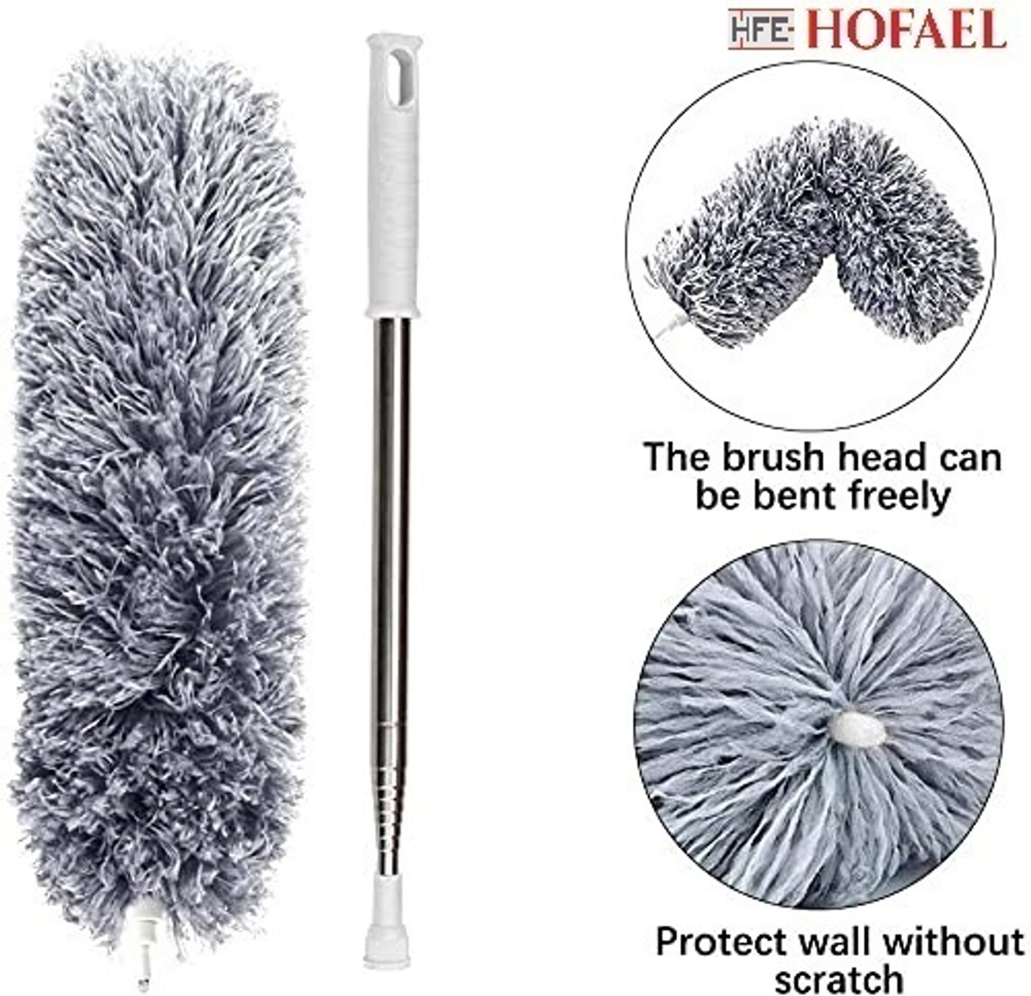 Image of HOFAEL Microfiber Feather Duster Wet and Dry Duster