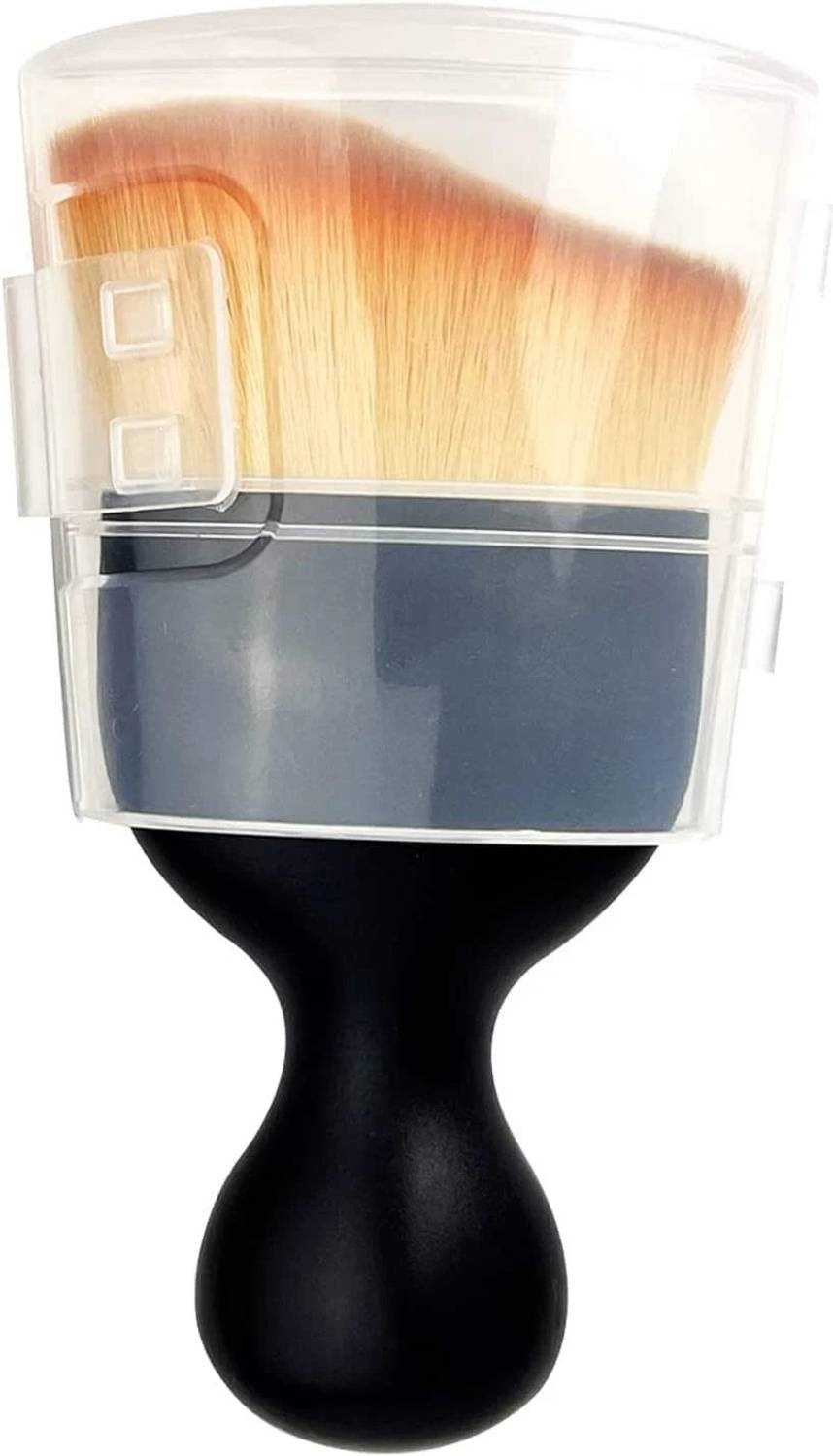 carfrill Mini Car Cleaning Brush with Handle and Dust Cover Car AC Vent Cleaner Wet Duster
