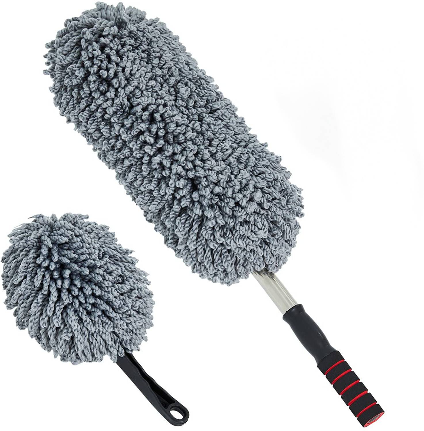 AHYRA 2 PCS Microfiber Car Duster Kit|Interior & Exterior Car Cleaning Detailing Tool Wet and Dry Duster Set