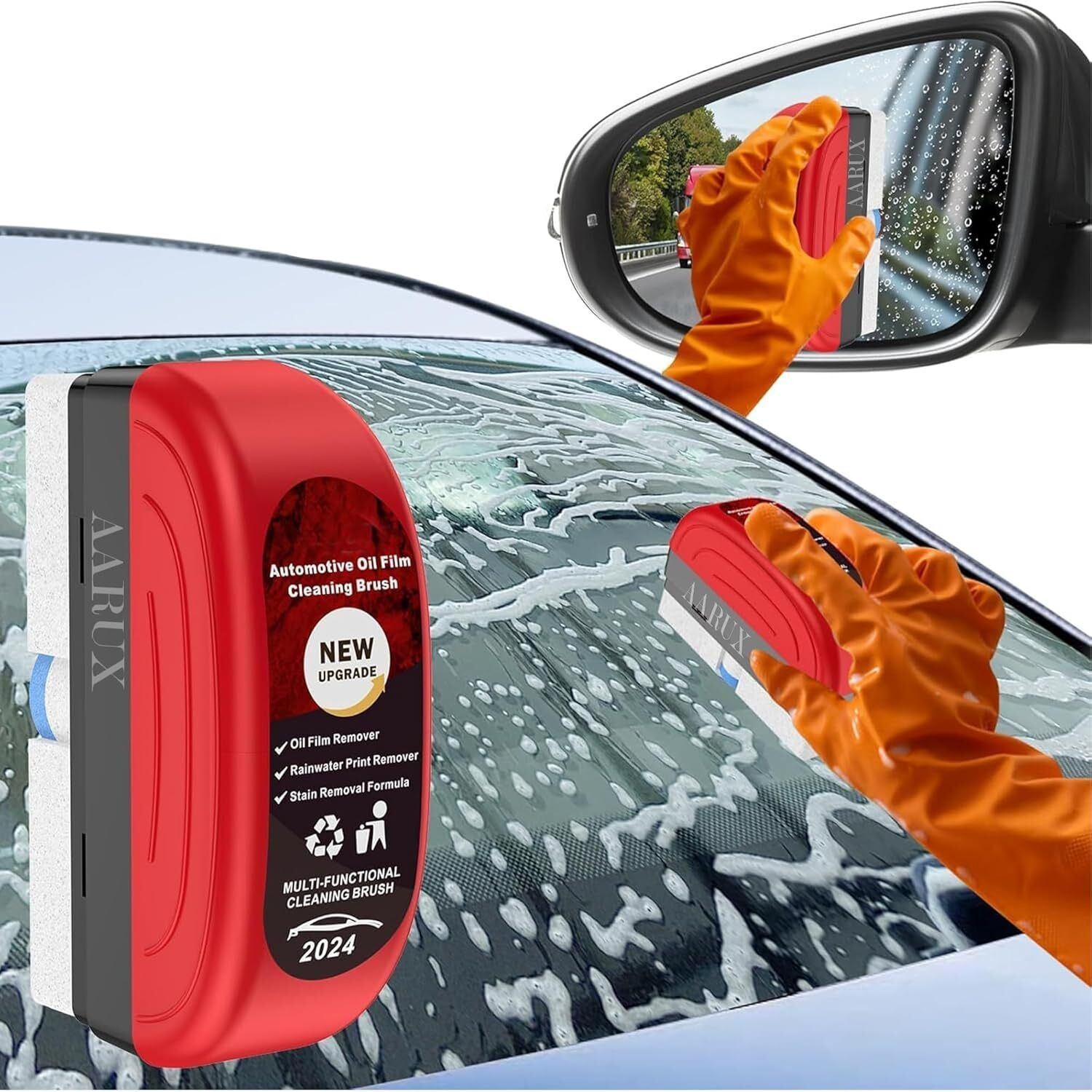 Image of Prim Enterprise Oil Film Cleaning Brush [2024 New] Wet and Dry Duster