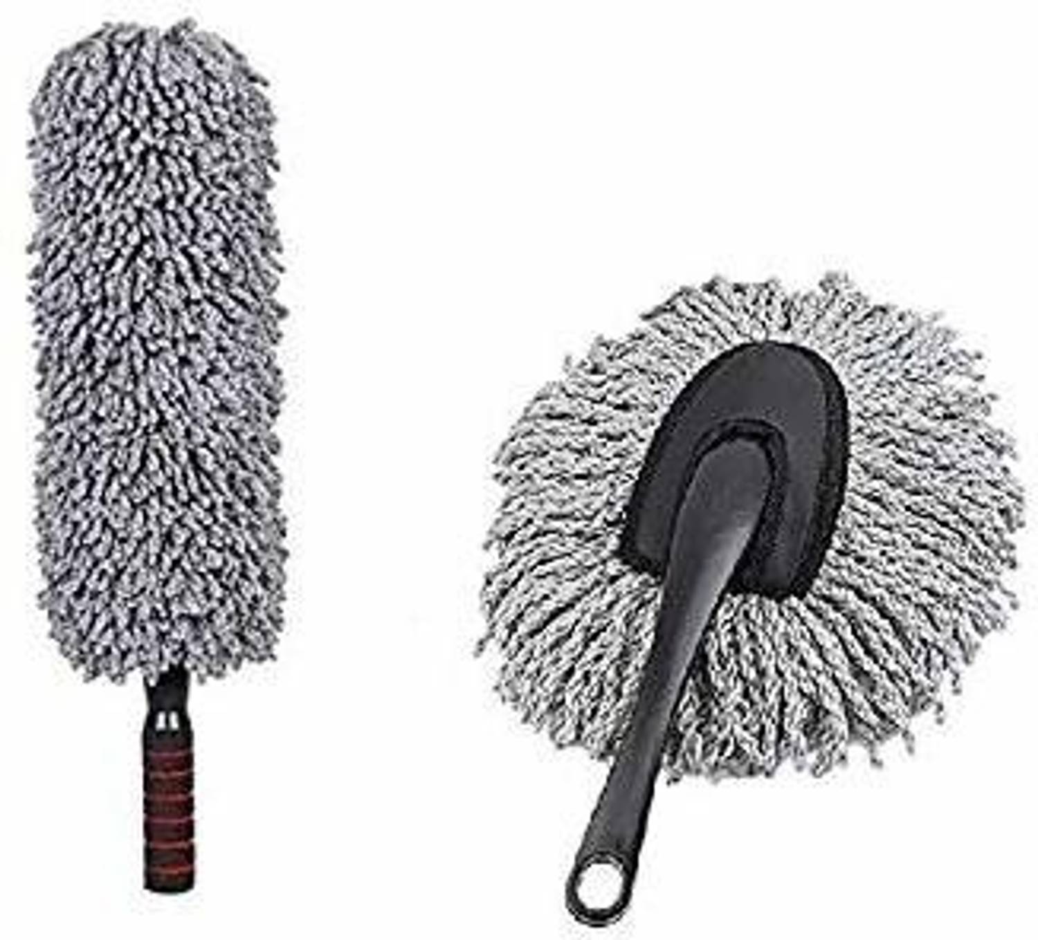 carfrill Multipurpose Microfiber Car AC Cleaning Brush Wet and Dry Duster Wet and Dry Duster Set