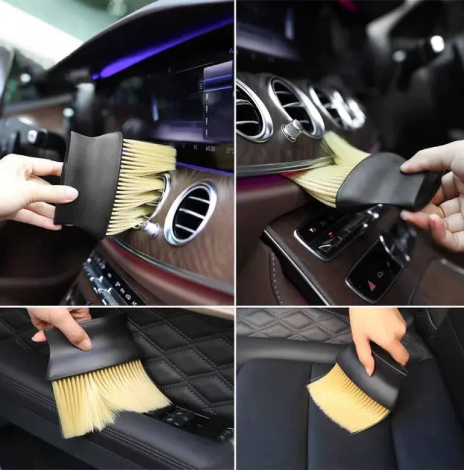 AirSoft High Quality Microfiber Car Cleaning Brushe | Automobile Interor Detailing Brush Dry Duster