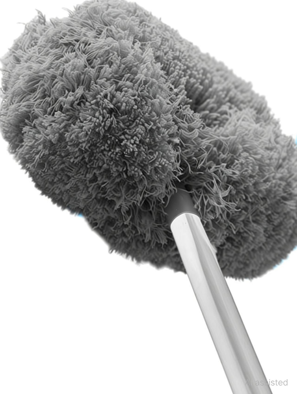 Image of MAAUVTOR Microfiber Ceiling Fan Cleaning Mop with Long Rod Flexible Home Kitchen Cleaner Wet and Dry Duster