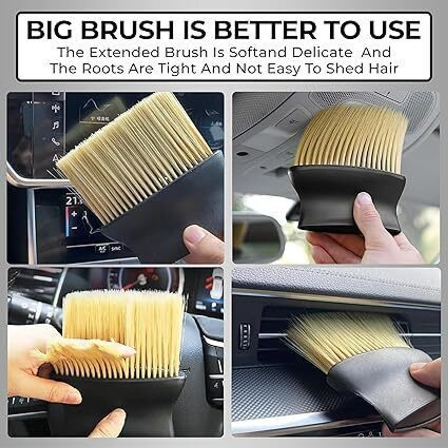 Image of Robustt 3 brush /duster, Restorer Bottle, Microfiber cleaning cloth Dry Duster Set