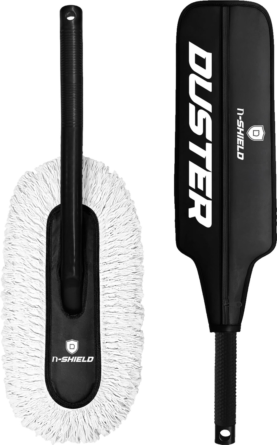 Image of Nippon Paint Car Duster - Lint-Free & Scratch-Free Car Cleaner Brush with Long Handle Dry Duster