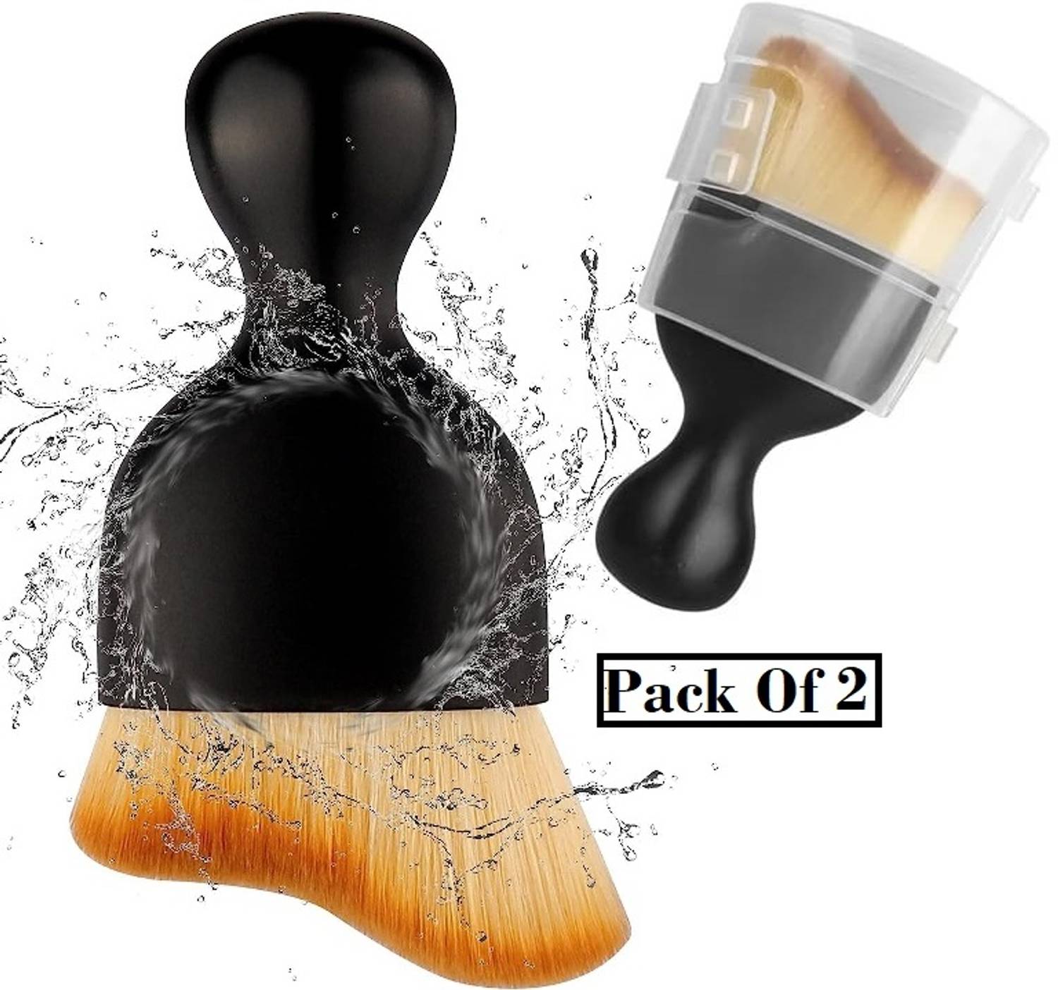 AirSoft 2 Pcs Car Detailing Brushes, Auto Interior Soft Hair Removal Brush Wet Duster Dry Duster