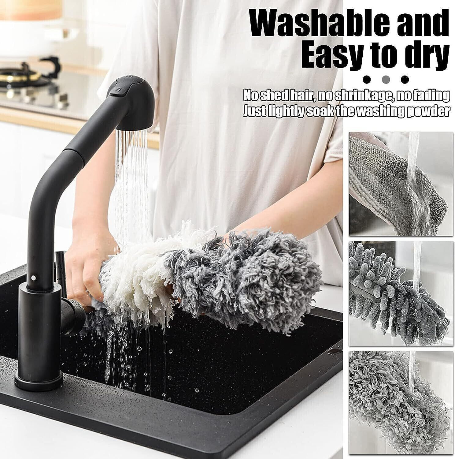 Image of KANTHEE ENTERPRISE 4in1 Duster Wet and Dry Duster Set