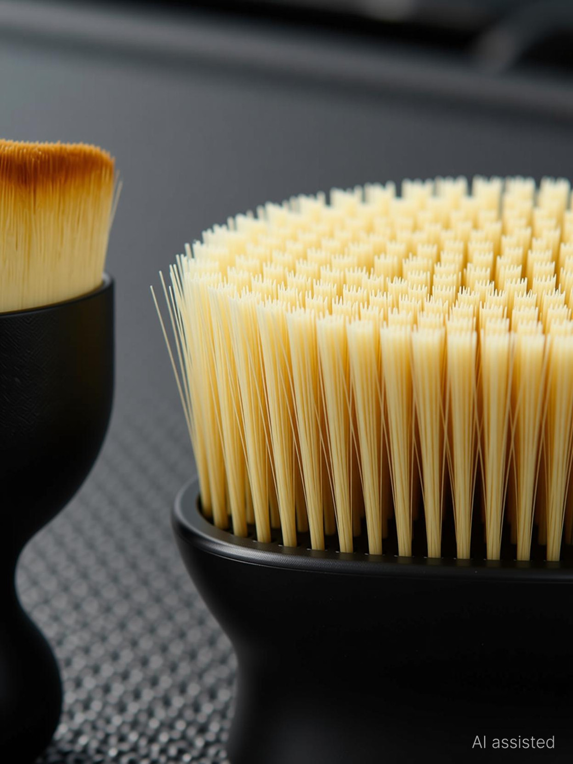 Image of Robustt Scratch Free AC Vent Dashboard Dust Dirt Cleaner Car Brush Combo - Two Size Dry Duster