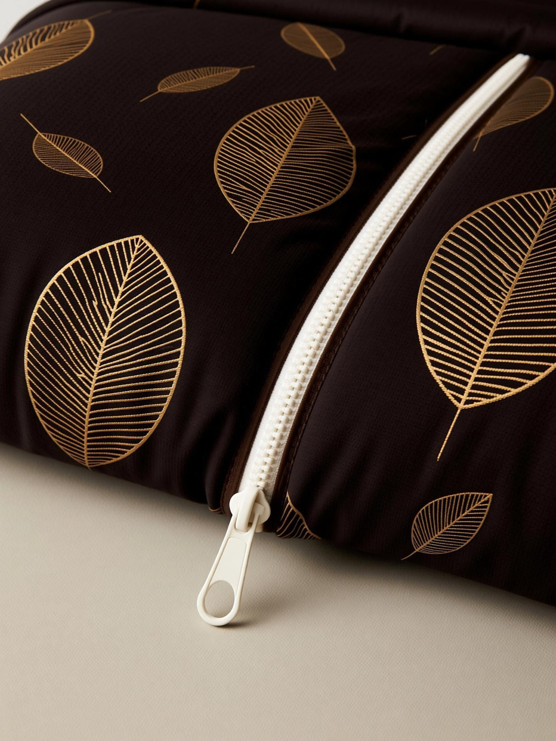 Image of BAZENTICA King Fleece Duvet Cover (Brown)