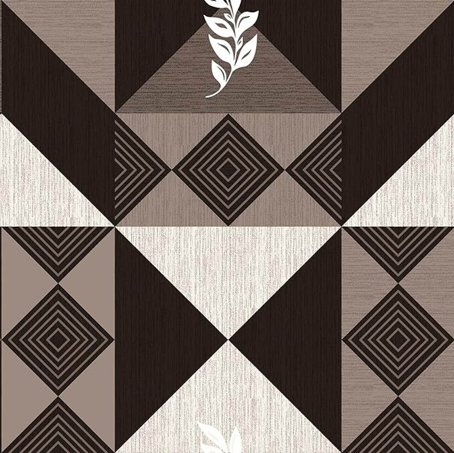 Image of HOMETIC Cotton Queen Fitted (Elastic) 240 TC Geometric 1 Bedsheet