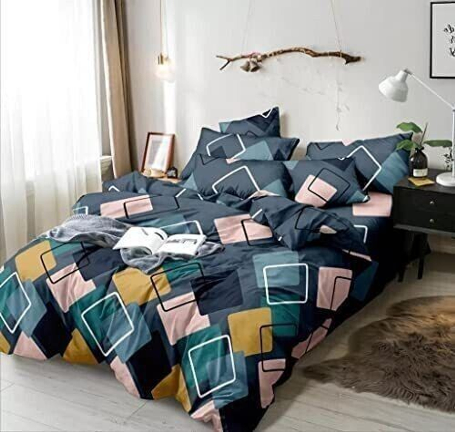 Image of RUSTIC LINEN King Cotton Duvet Cover