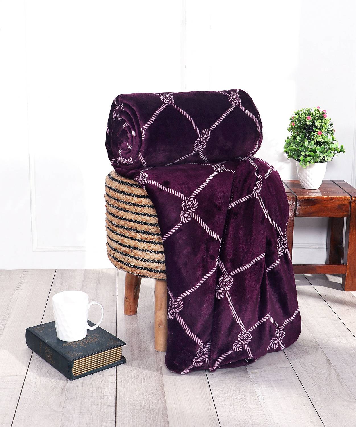 BLUEDOT King Velvet Duvet Cover