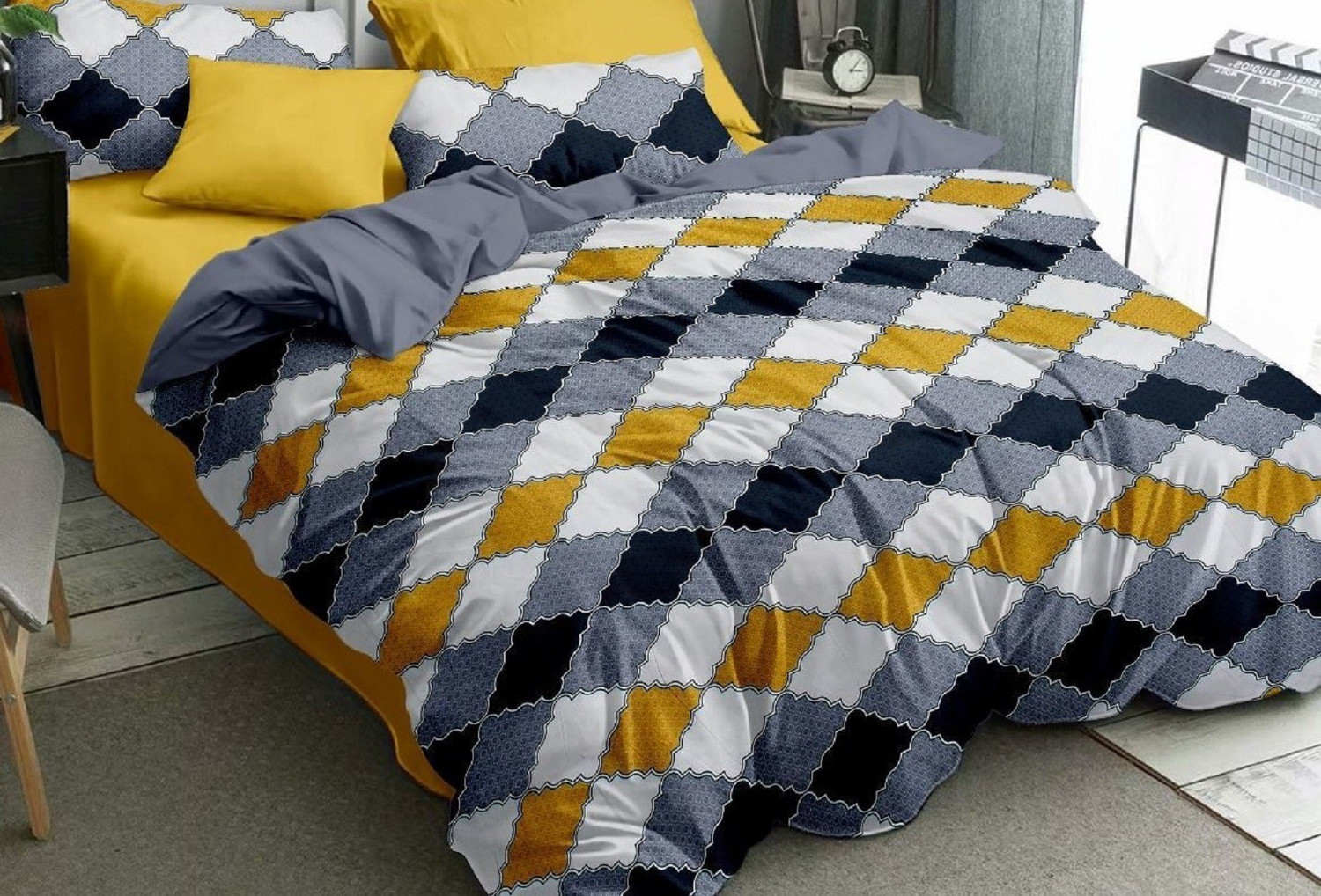 Image of TURIYA Queen Polycotton Duvet Cover