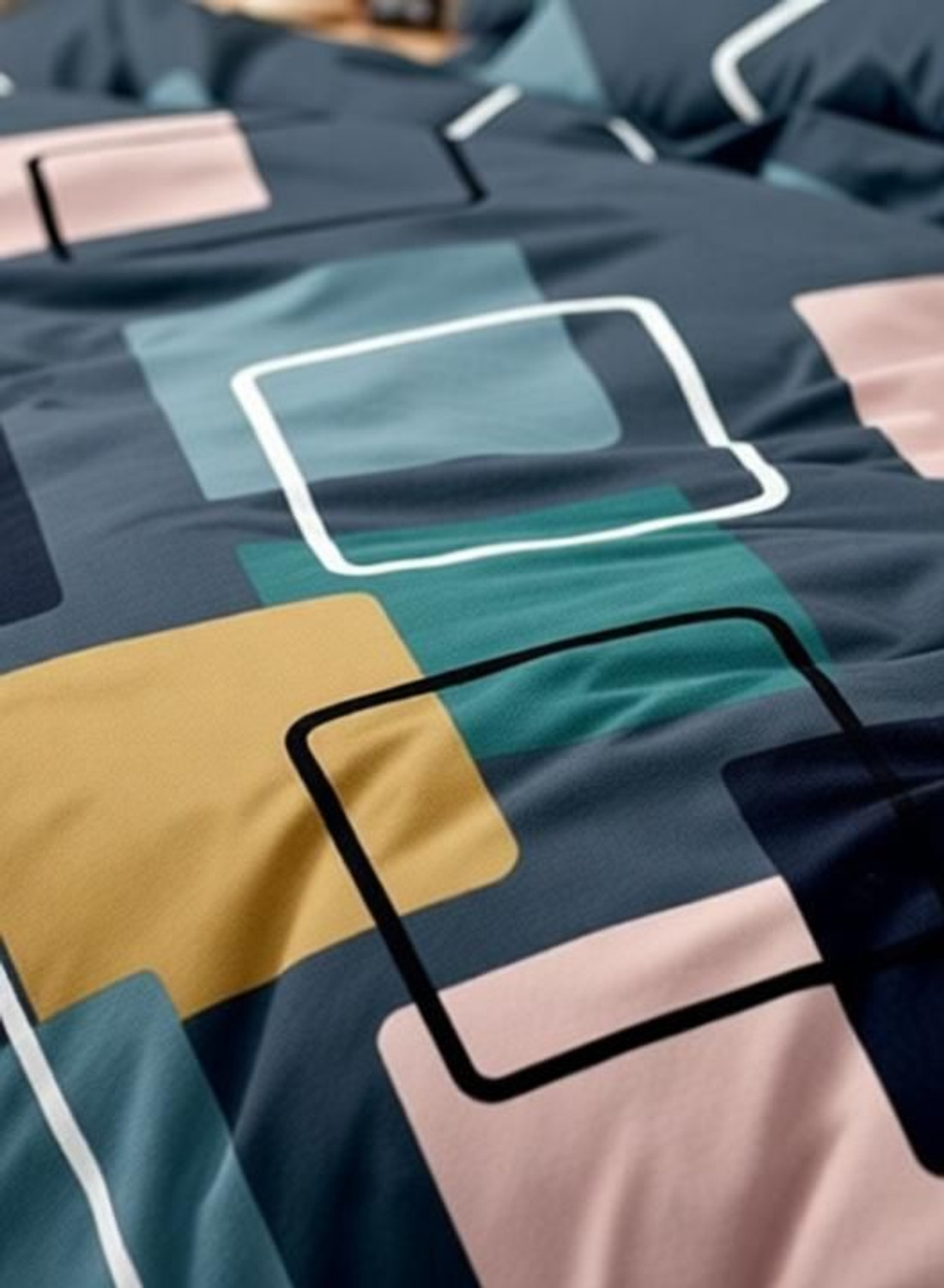Image of RUSTIC LINEN King Cotton Duvet Cover