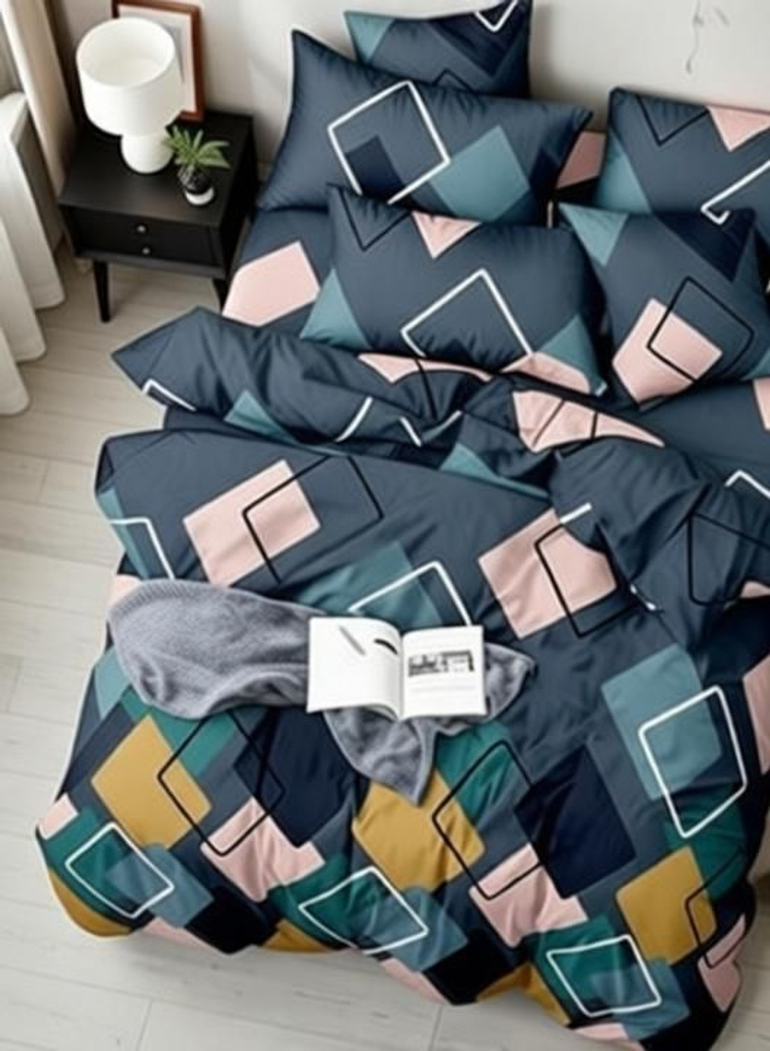 Image of RUSTIC LINEN King Cotton Duvet Cover