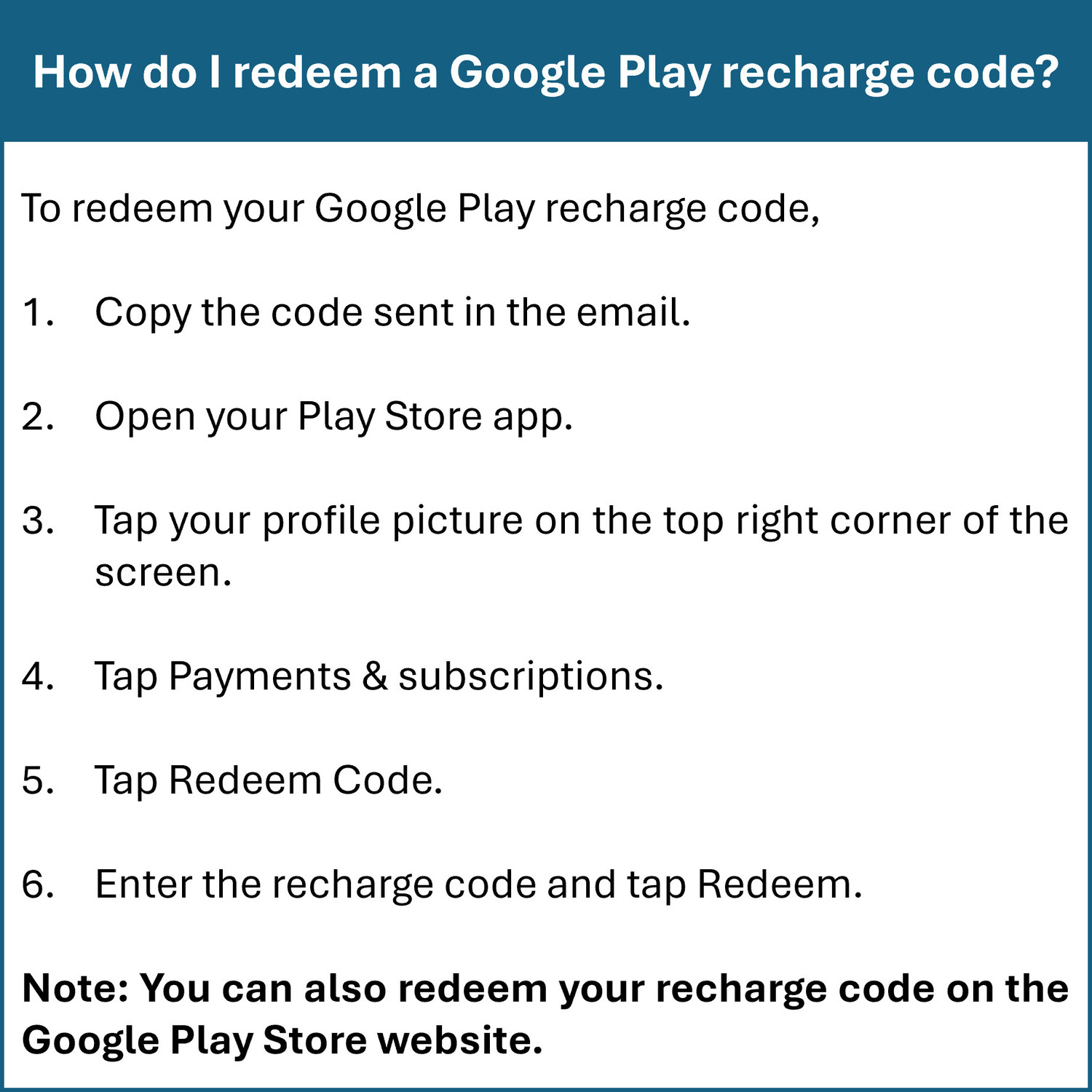 Image of Google Play Gift Card