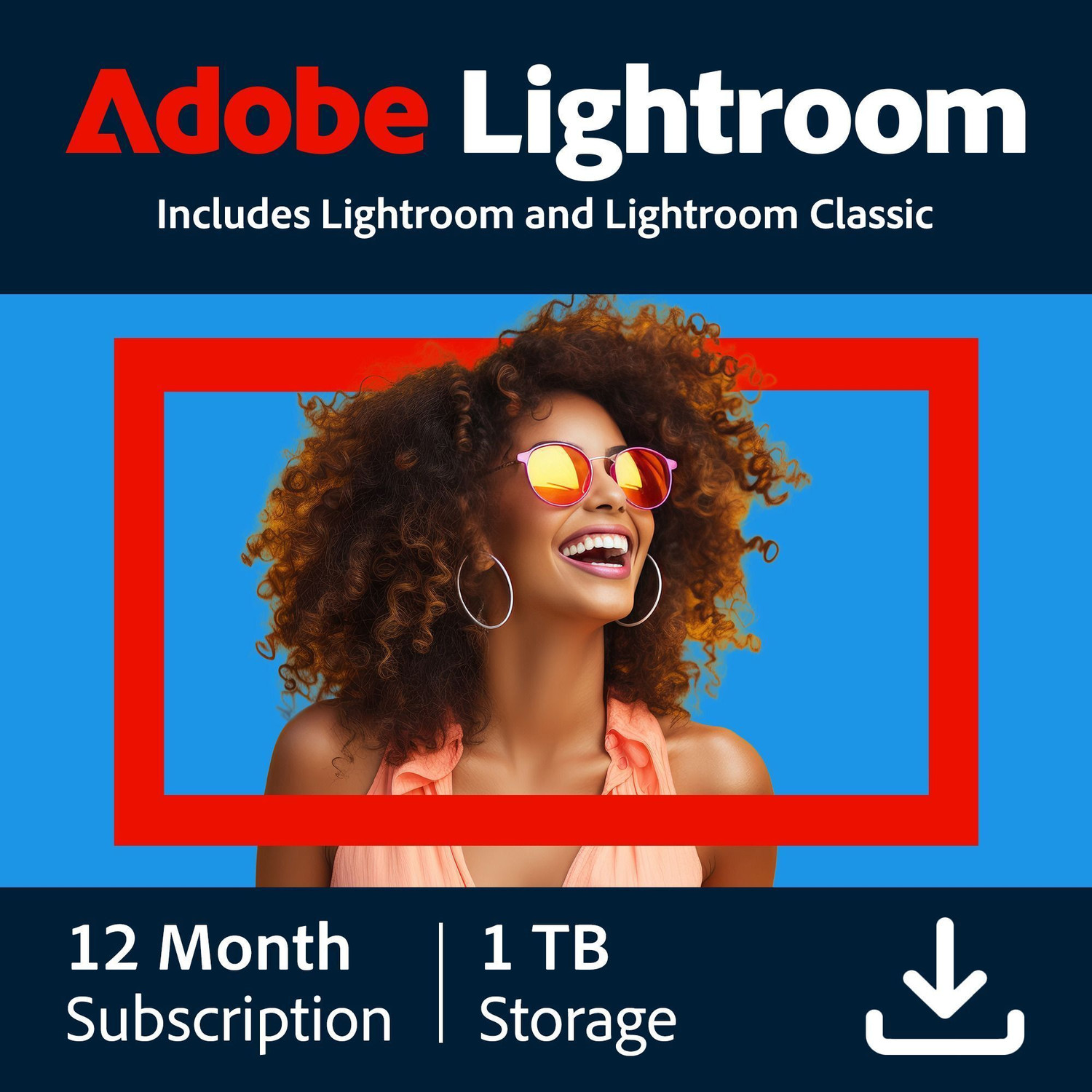 Image of Adobe Lightroom | Photo Editing & Cloud Storage for Photographers | 1TB | 1 Year | PC, Mac & Mobile | Email Key