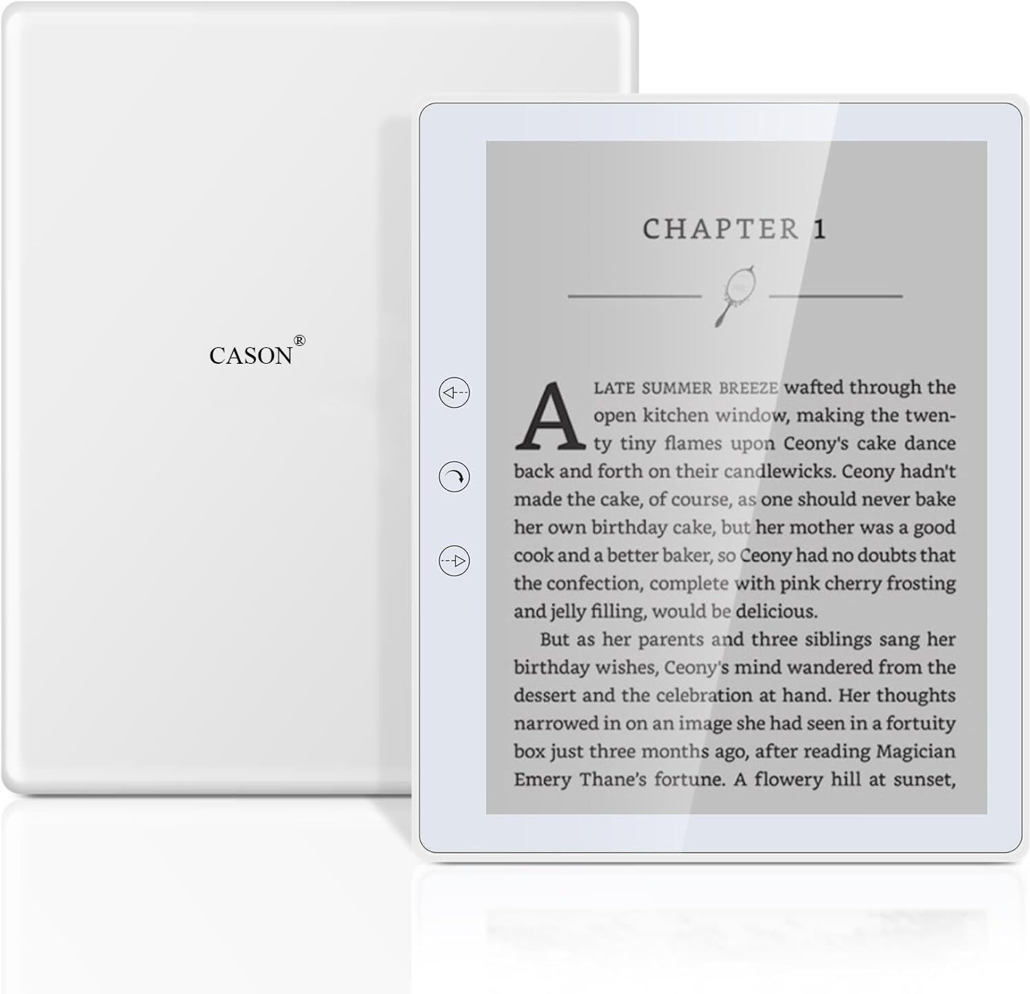 Image of CASON E7 E-Reader Tablet with Black E-Ink Display -5.8 inch Portable Glare (No Backlight) E-reader