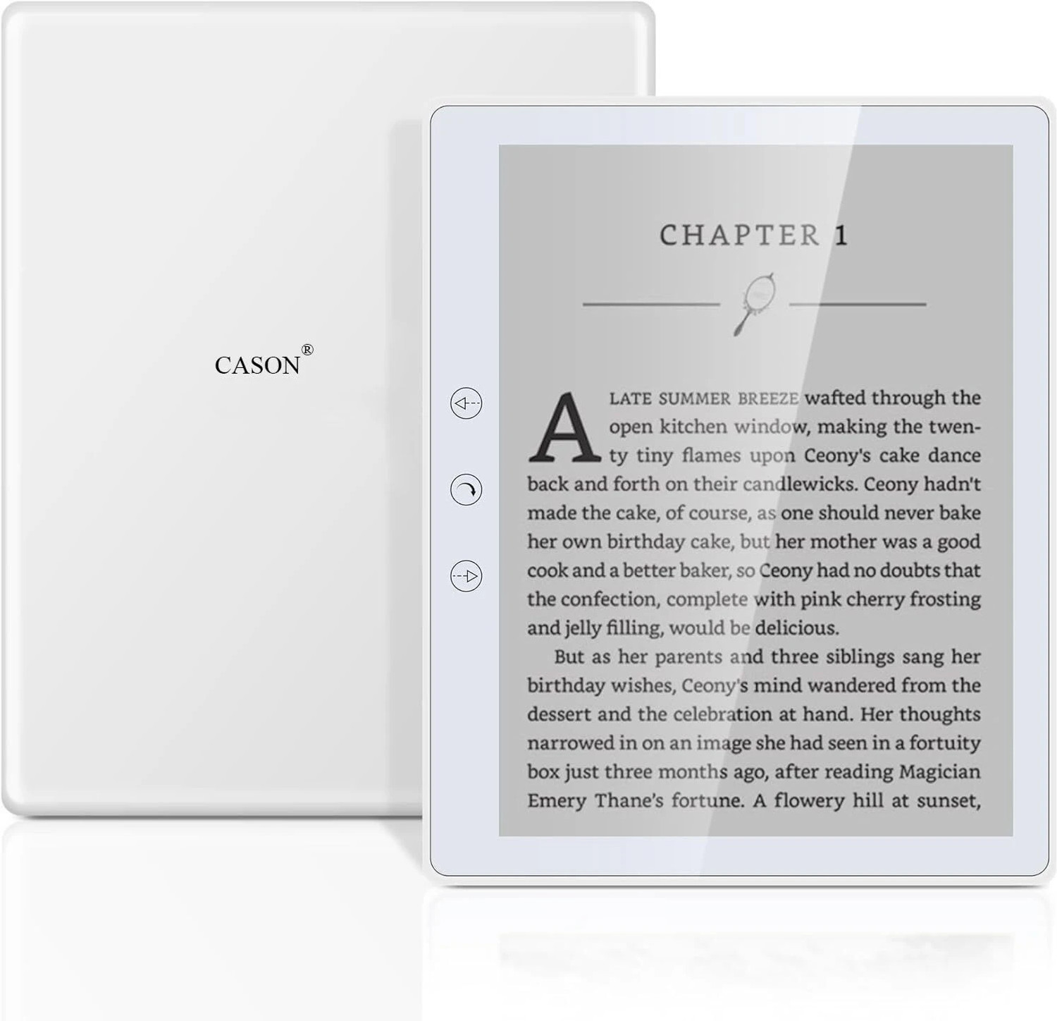Image of CASON E7 E-Reader Tablet with Black E-Ink Display -5.8 inch Portable Glare- Ebook Reader E-reader