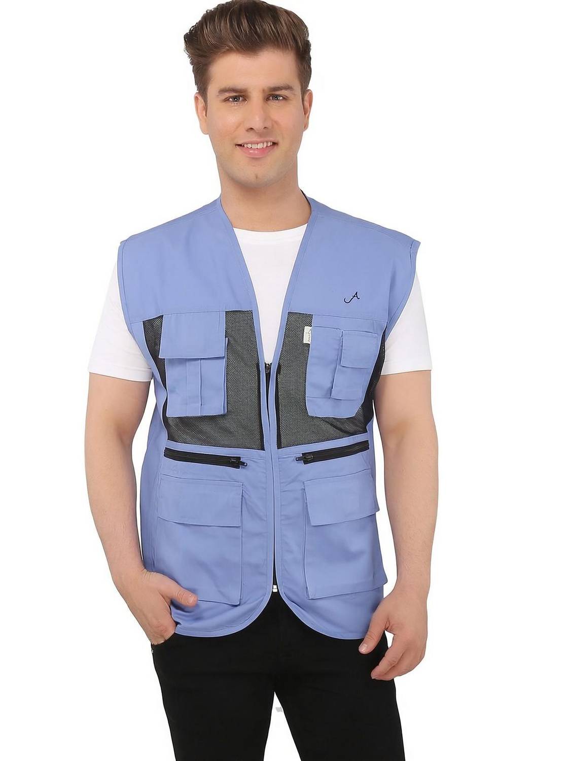 Ashdan Sleeveless Solid Men Jacket