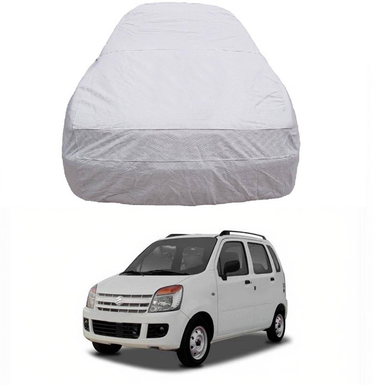 BrandTrendz Car Cover For Maruti Suzuki WagonR (With Mirror Pockets)