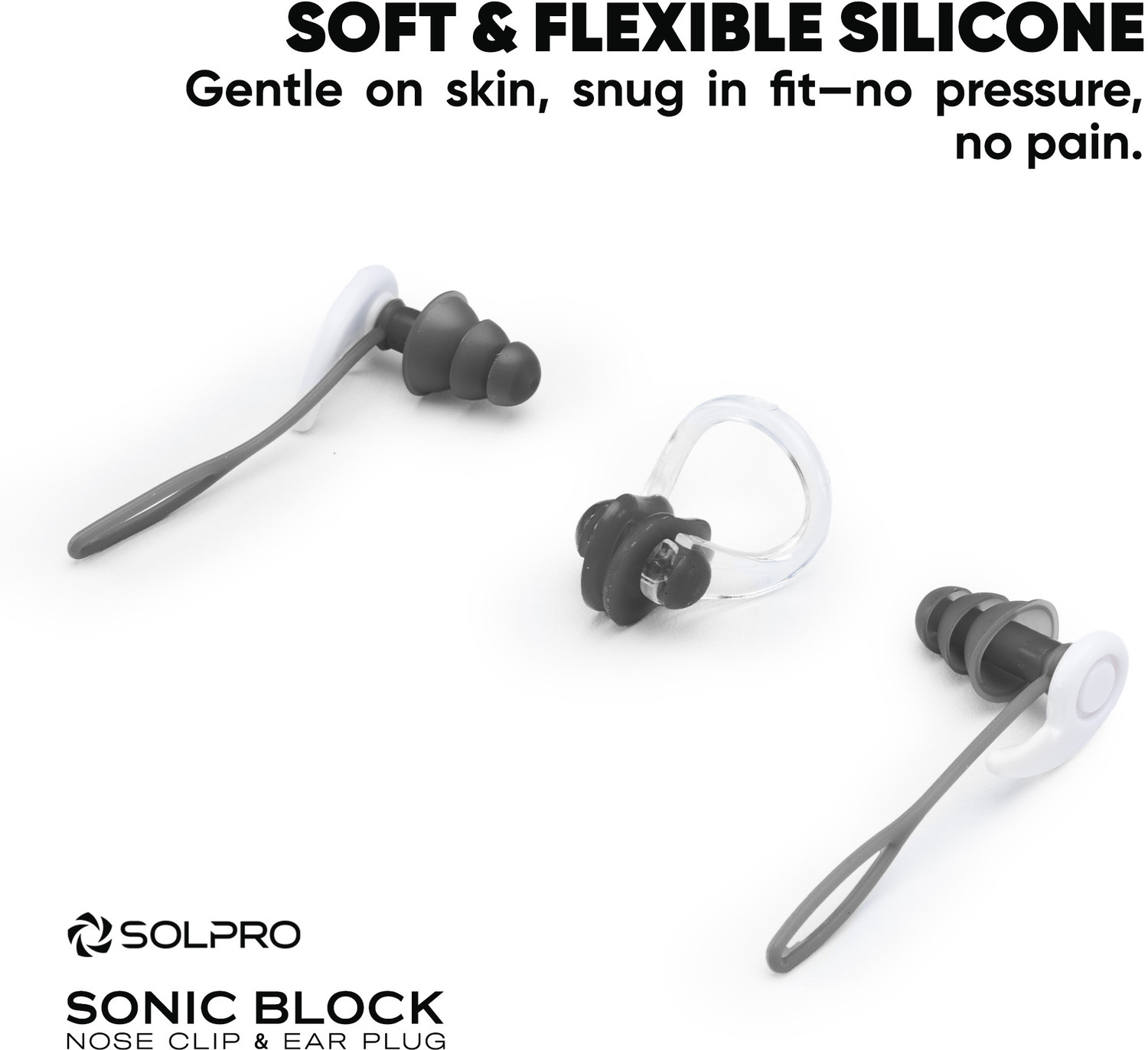 Image of SOLPRO Sonic Block Ear Plug & Nose Clip