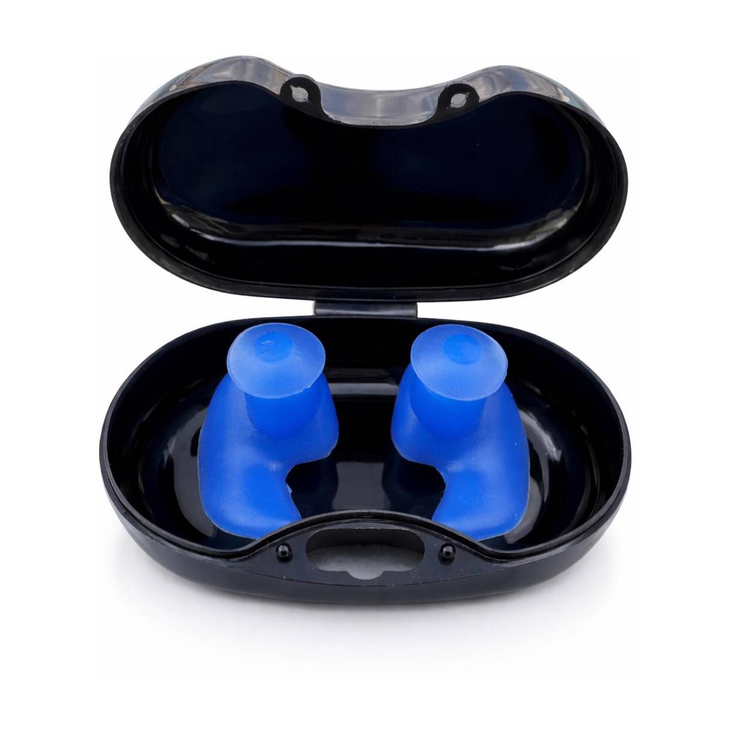 ANSHAURA 1 Pair Reusable Soft Silicone Ear Plugs Noise Blocking with Case Ear Plug