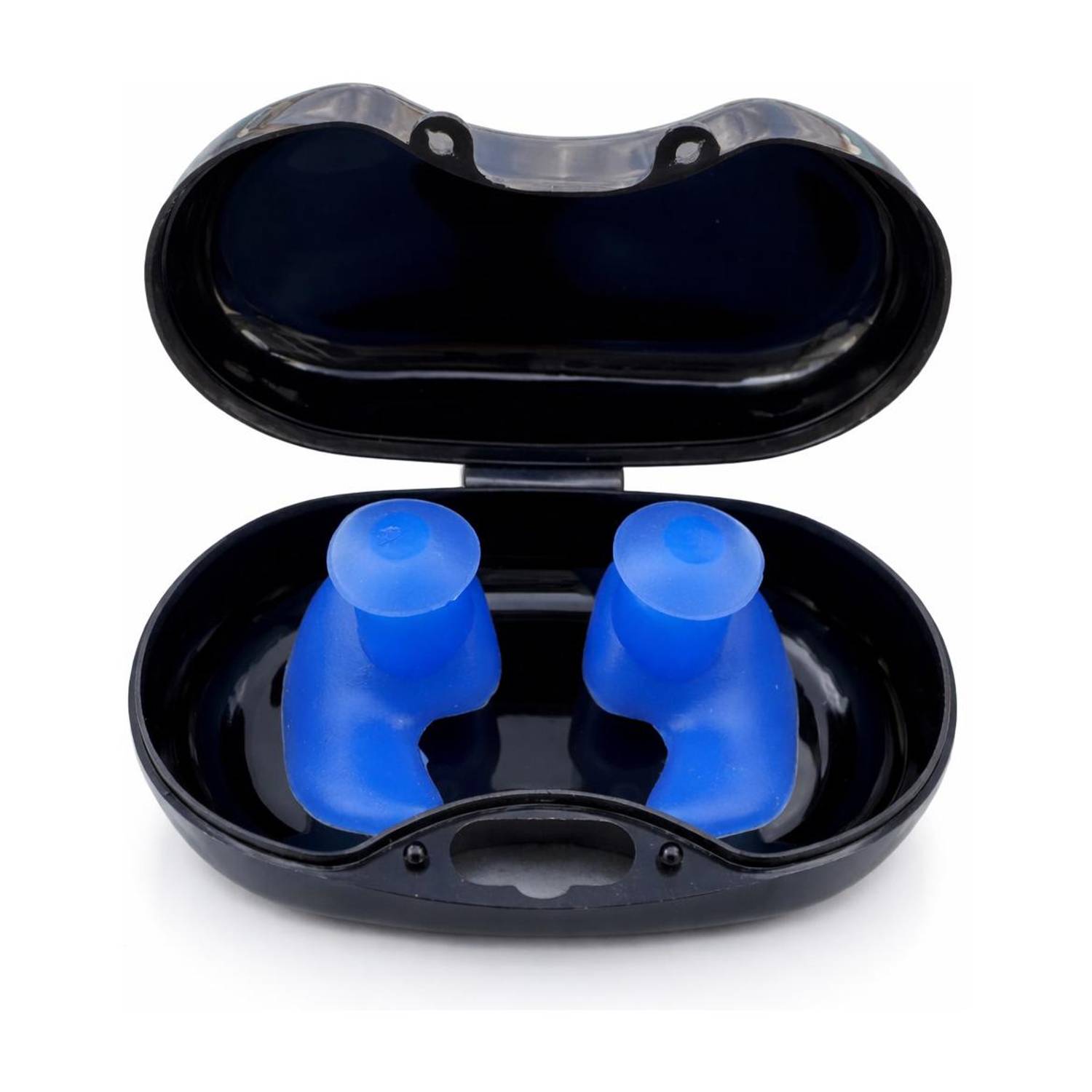 ANSHAURA 1 Pair Comfort Fit Silicone Ear Plugs Noise Blocking with Storage Case Ear Plug
