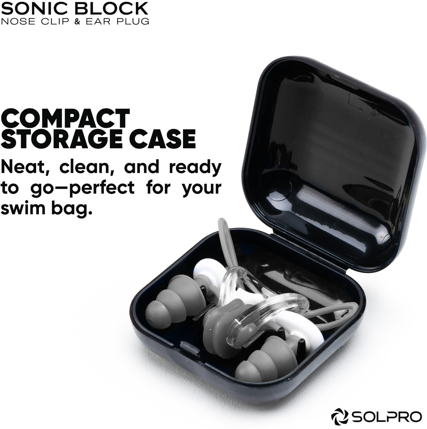 Image of SOLPRO Sonic Block Ear Plug & Nose Clip