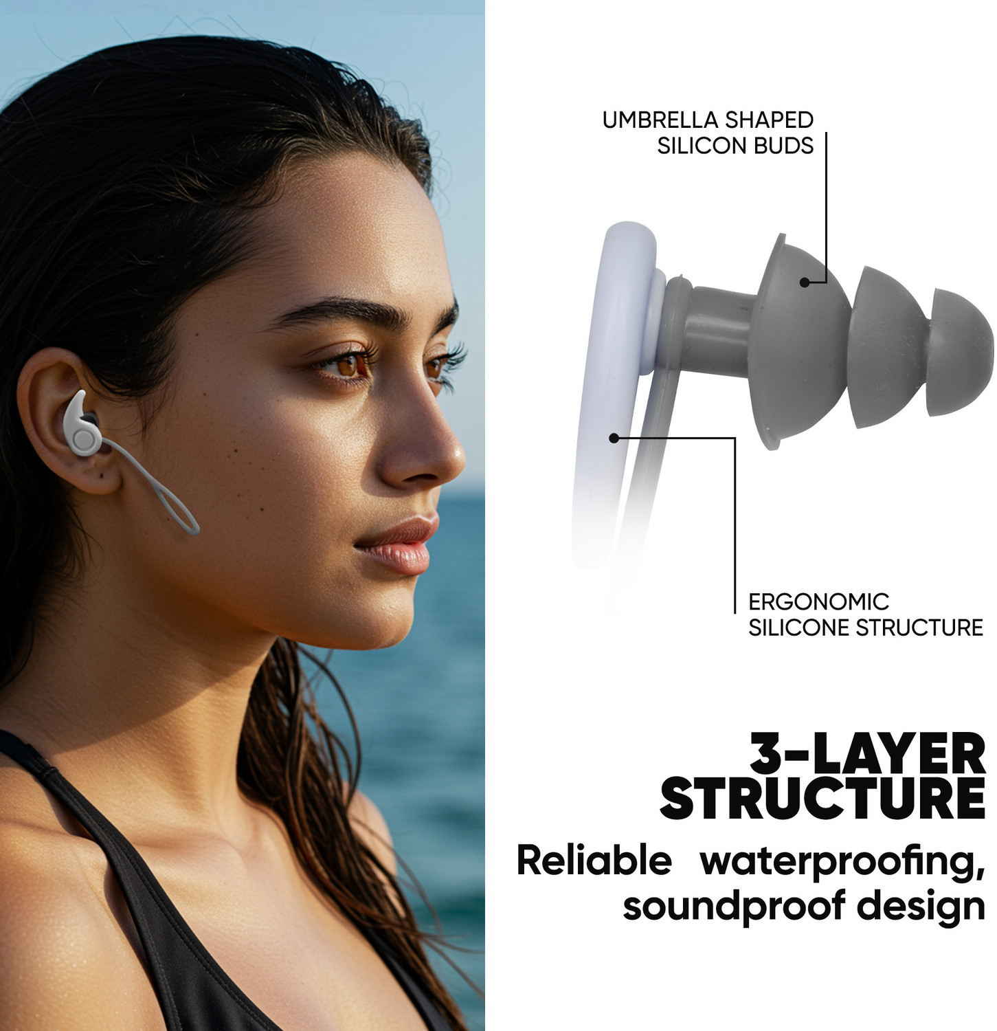 Image of SOLPRO Sonic Block Ear Plug & Nose Clip