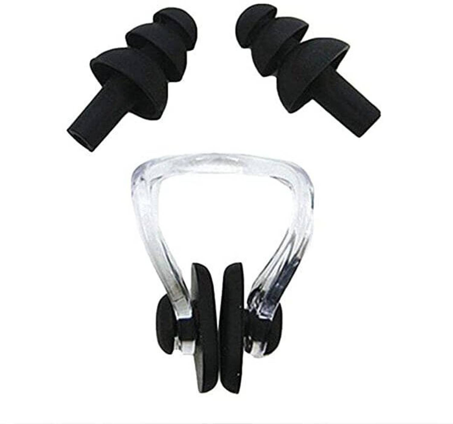 Aru Craft Silicone Swimming Nose Clip with Ear Plugs Other Watersports, Swimming Earplugs Ear Plug & Nose Clip