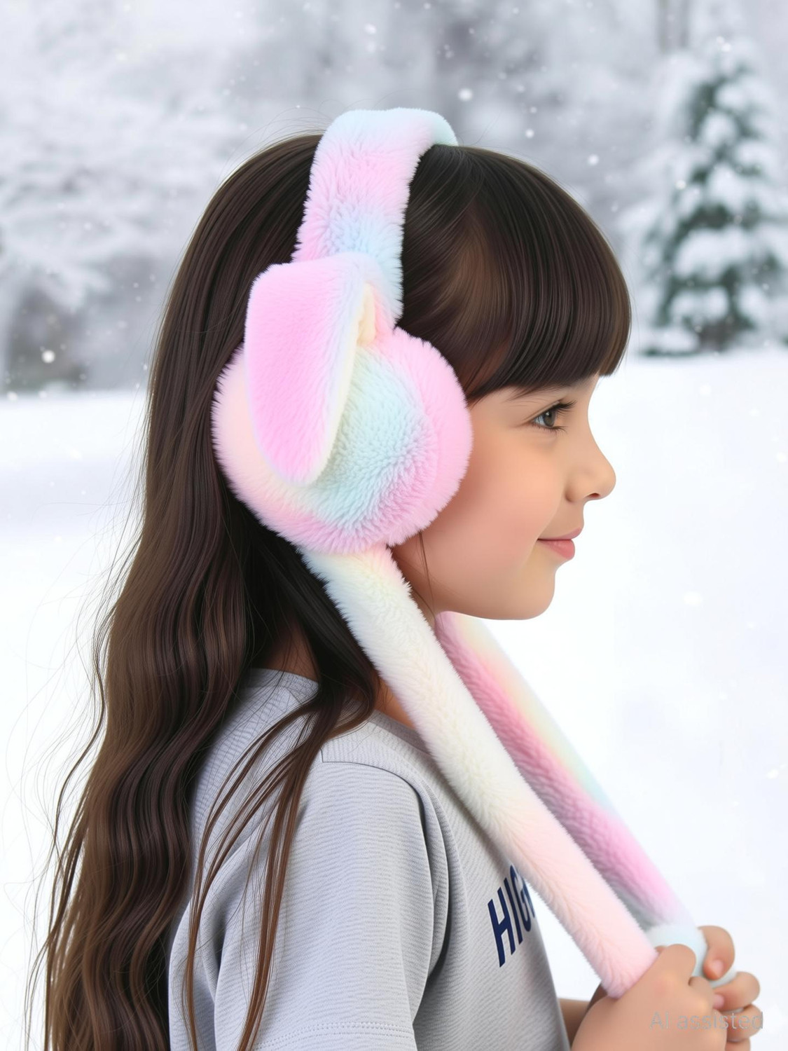 Image of Highever Cute jumping rabbit with chuchu sound boys earmuffs for kids girls (RANDOM COLOR Ear Muff