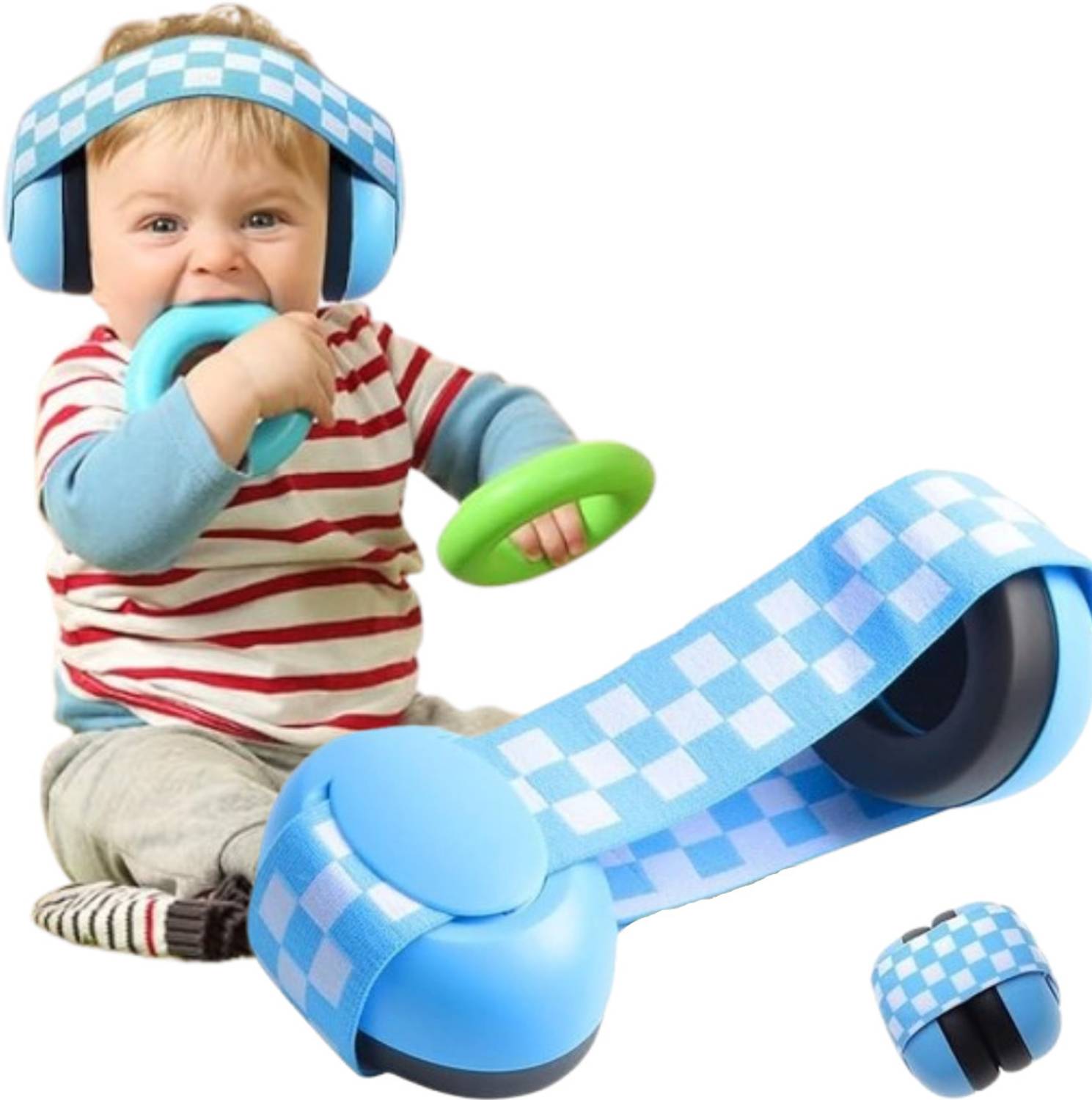 NIRMATSARAY Baby Earmuff Noise Cancelling Baby Hearing Protection with Elastic Headband Ear Muff