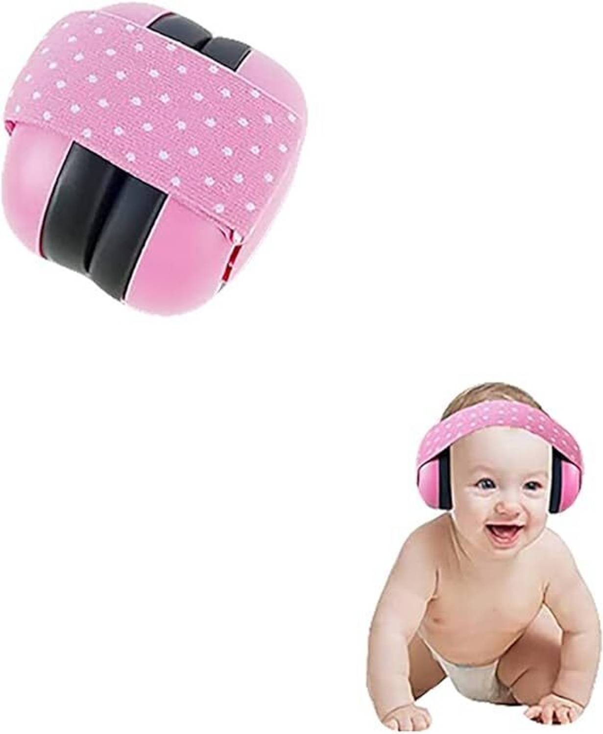NIRMATSARAY Newborn Earmuff Baby Earmuff Baby Hearing Protection Noise Cancellation Foldable Ear Muff